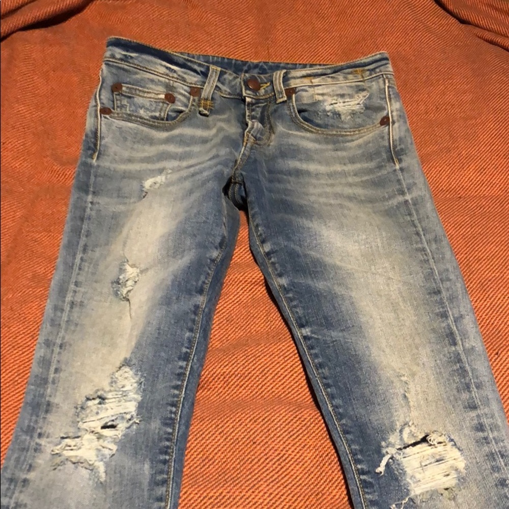 COPY - R13 Kate skinny jeans distressed size 25